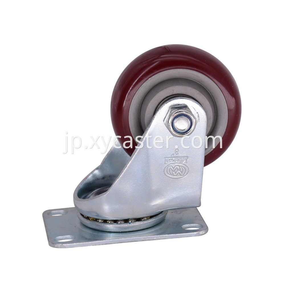 3 Inch Swivel Pvc Caster